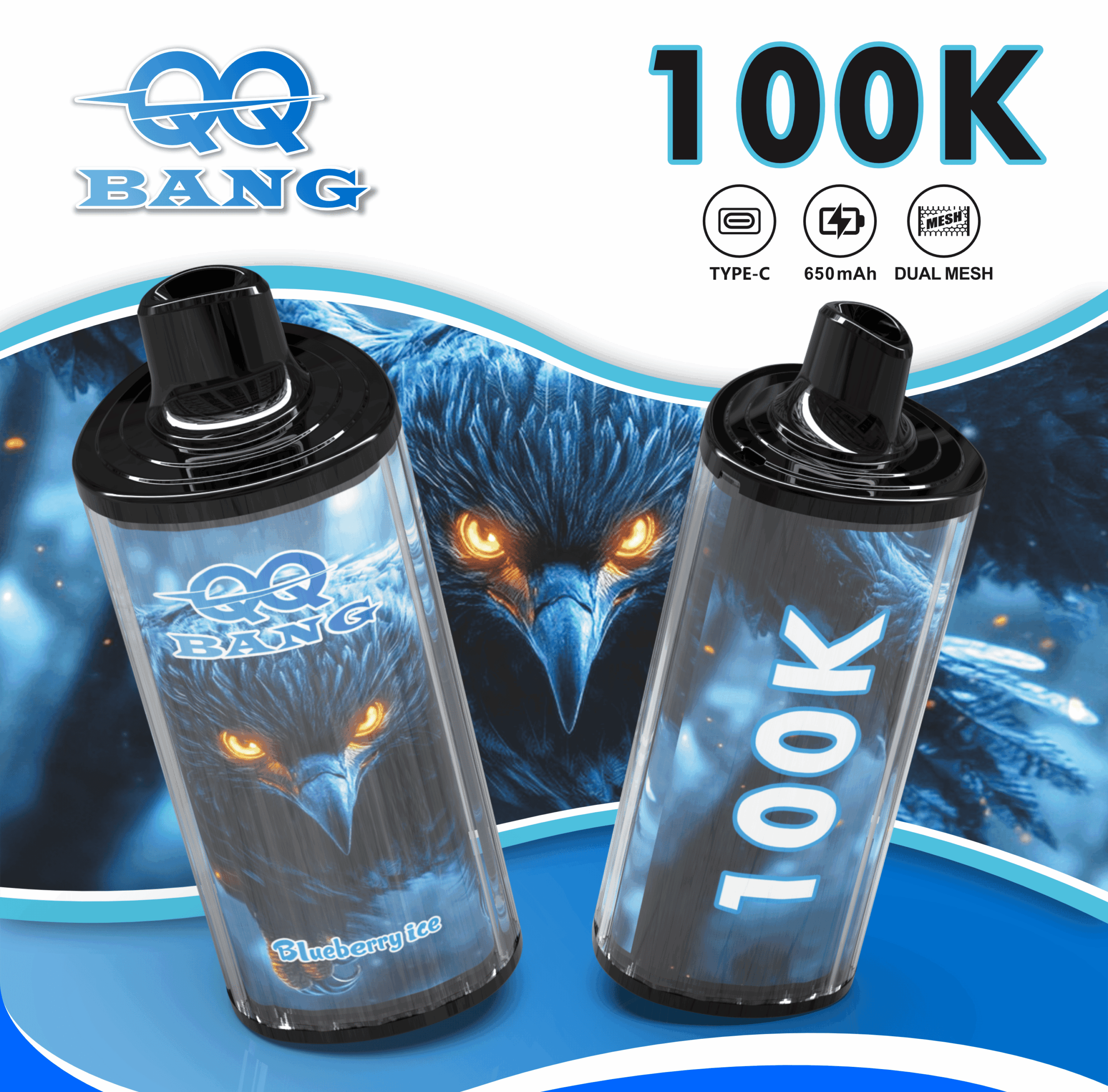 QQ BANG 100K Blueberry Ice