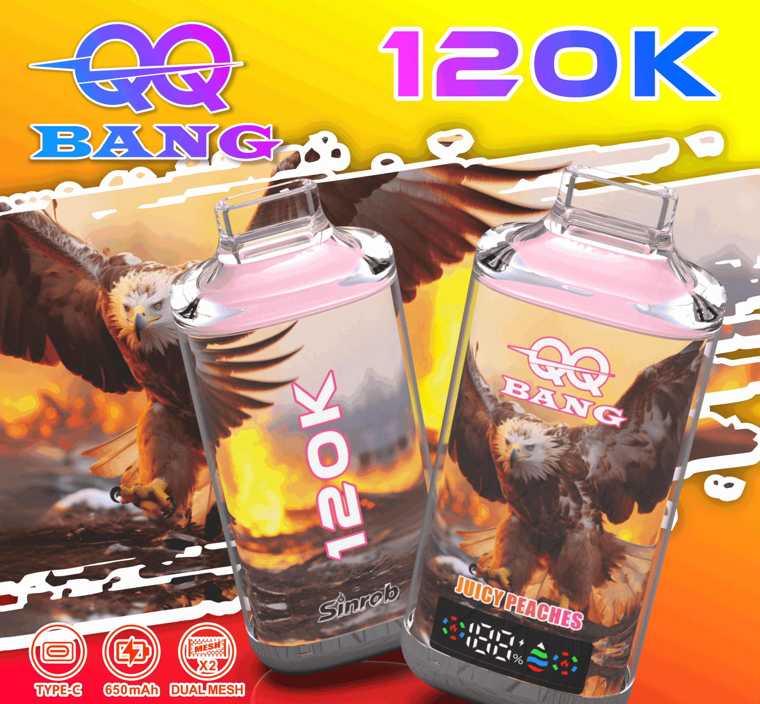 QQ BANG 120K Juicy Peaches