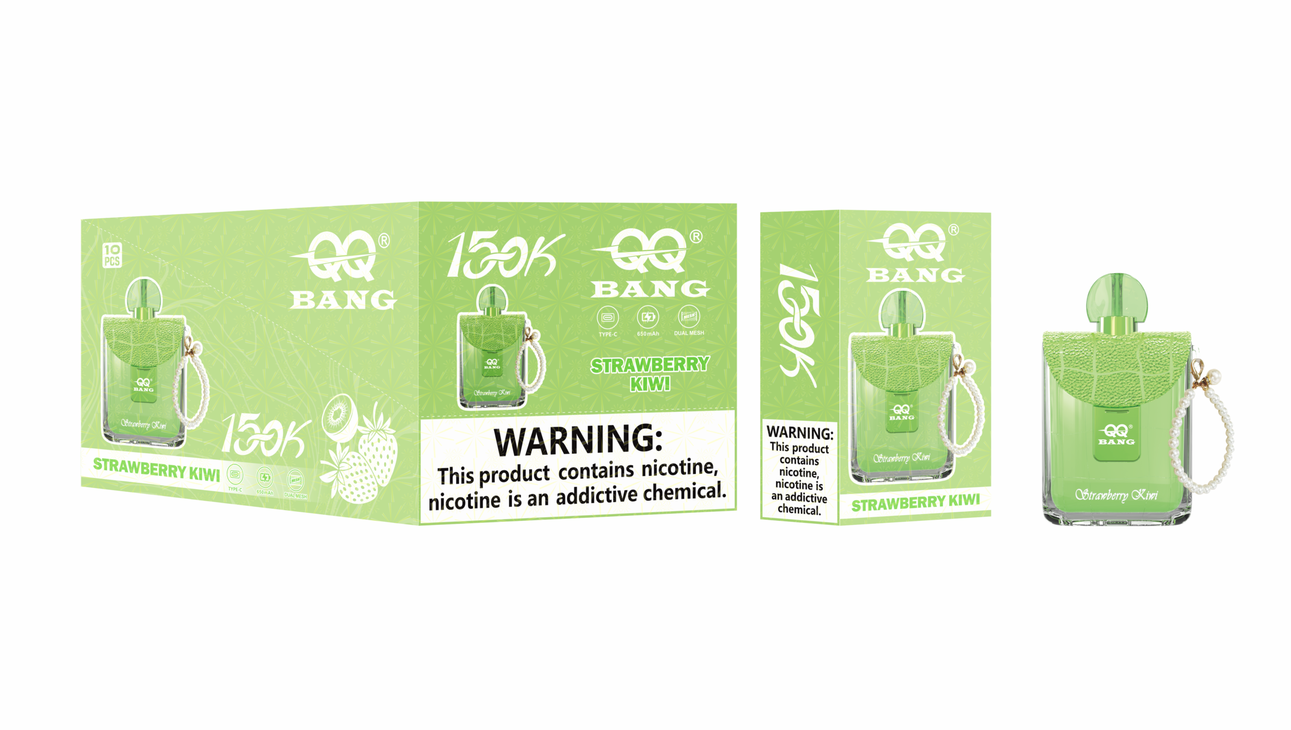 QQ BANG 150K Strawberry Kiwi