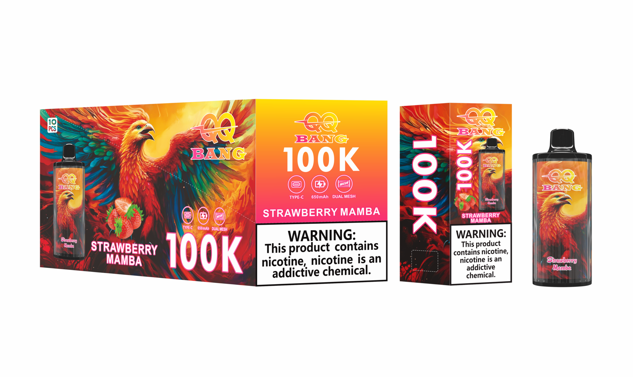 QQ BANG 100K Strawberry Mamba